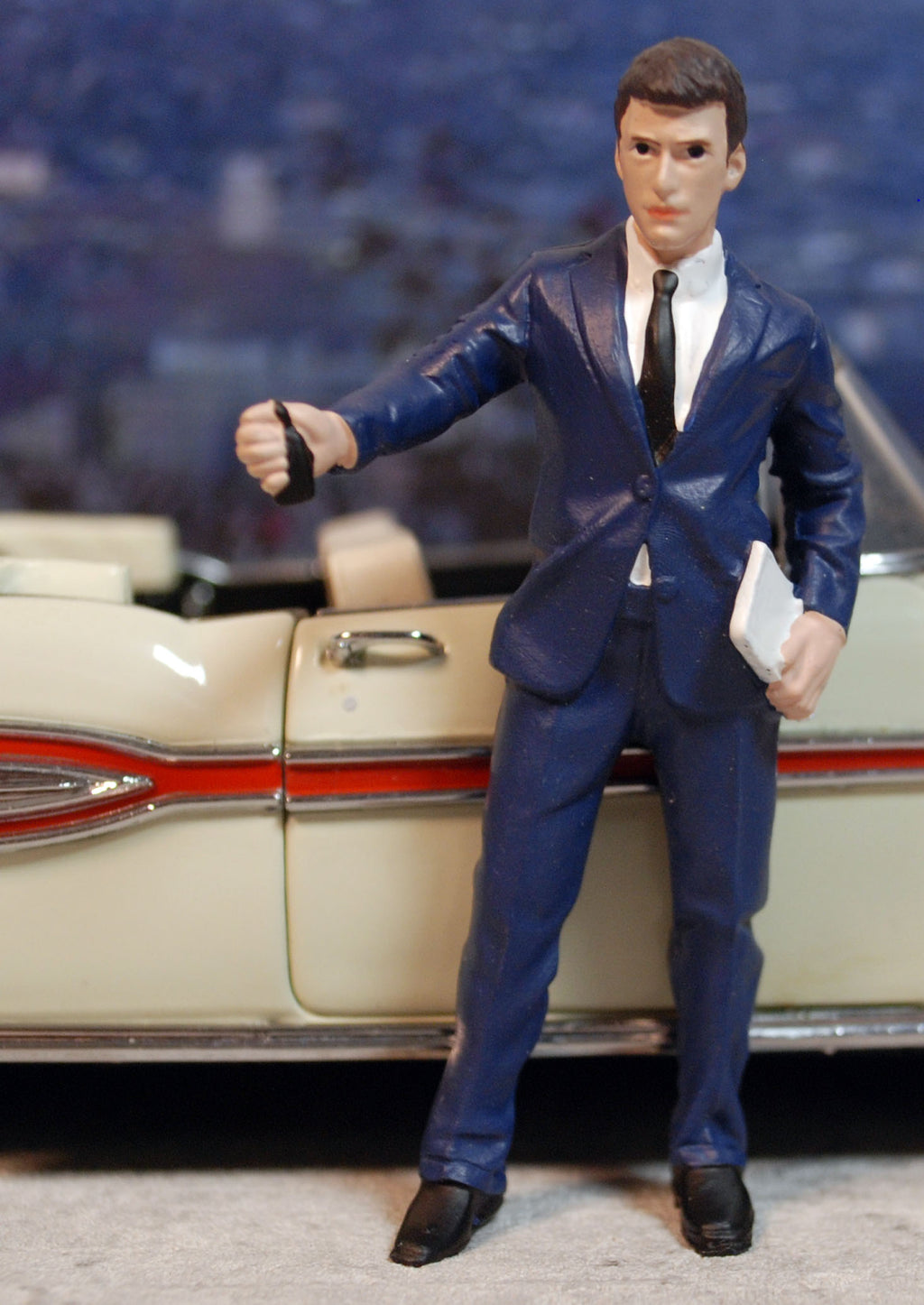 76407B American Diorama The Dealership Set 6 Figuren 1:24 neu 2022