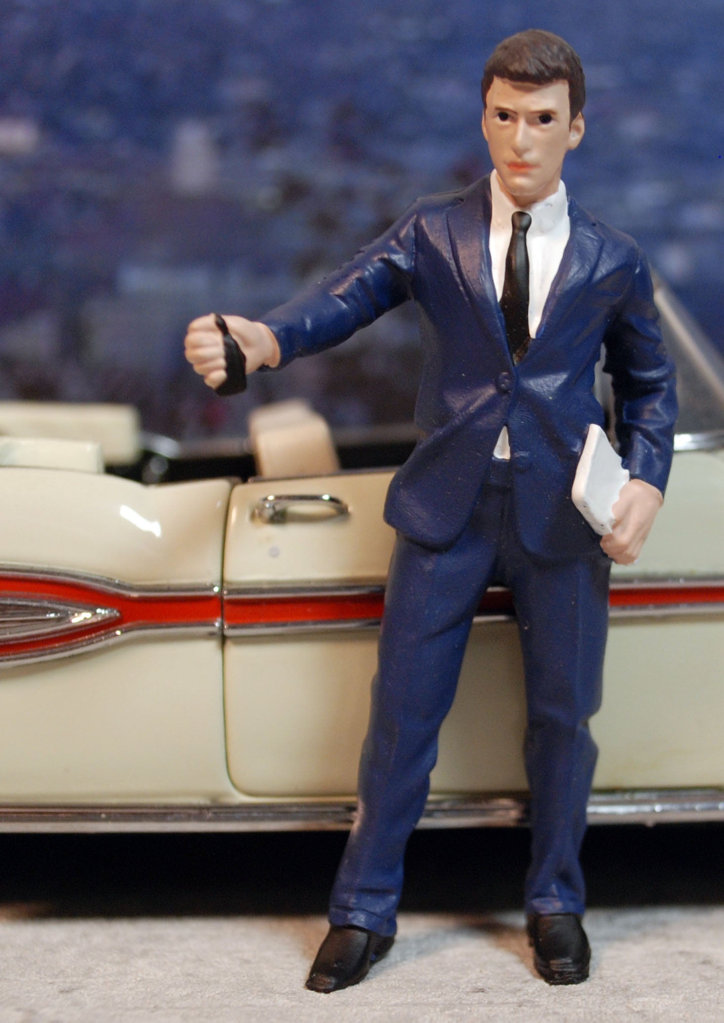 76407B American Diorama The Dealership Set 6 Figuren 1:24 neu 2022
