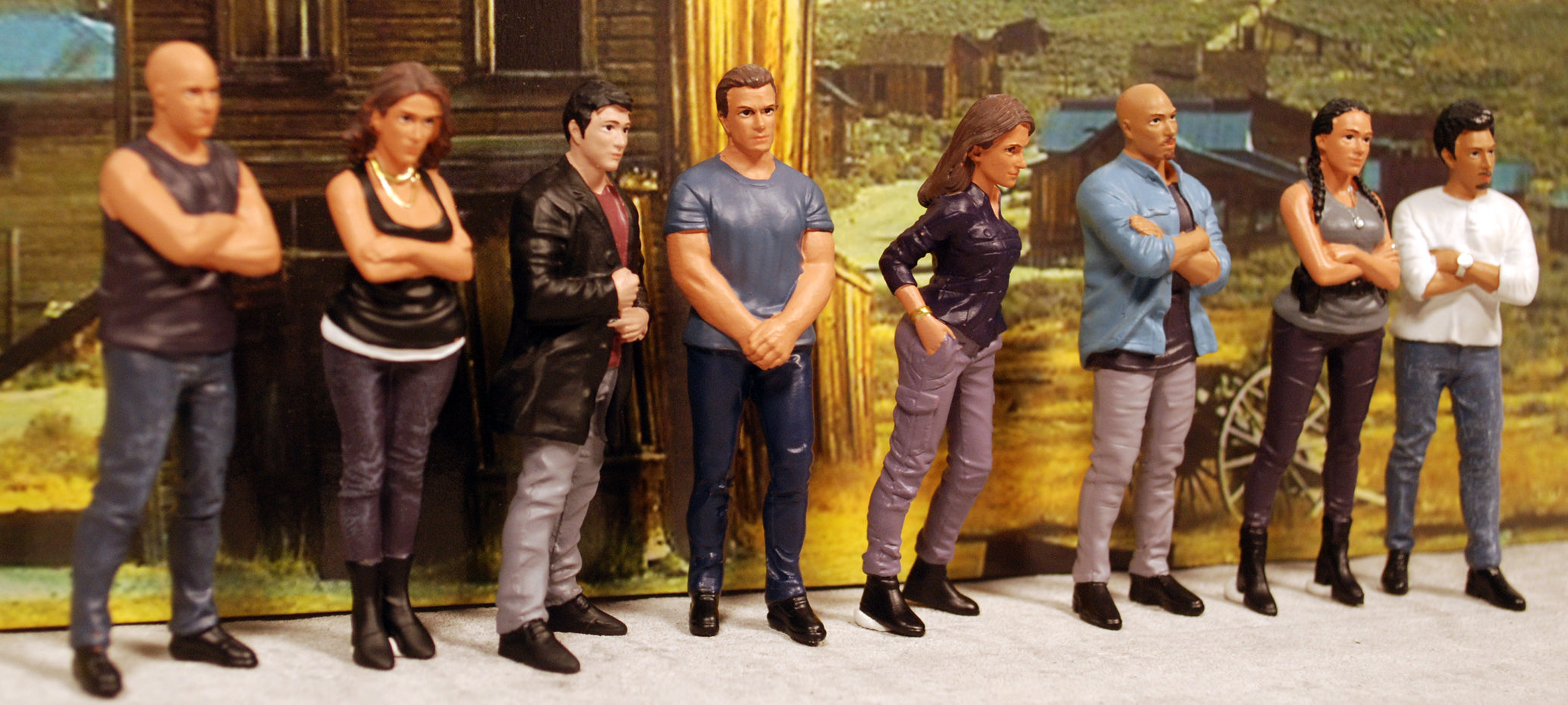 76426B American Diorama Carmeet 3 Set alle 8 Figuren 1:24 neu 2022
