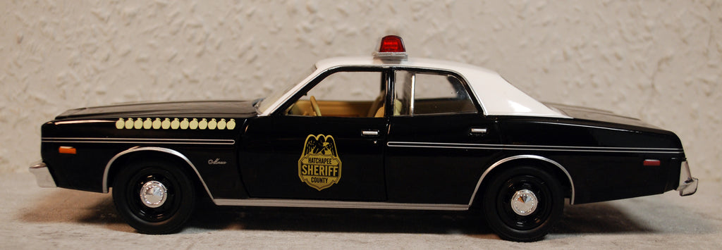 1977 Dodge Monaco Hatchapee County Sheriff 1:24 Green Light 84107