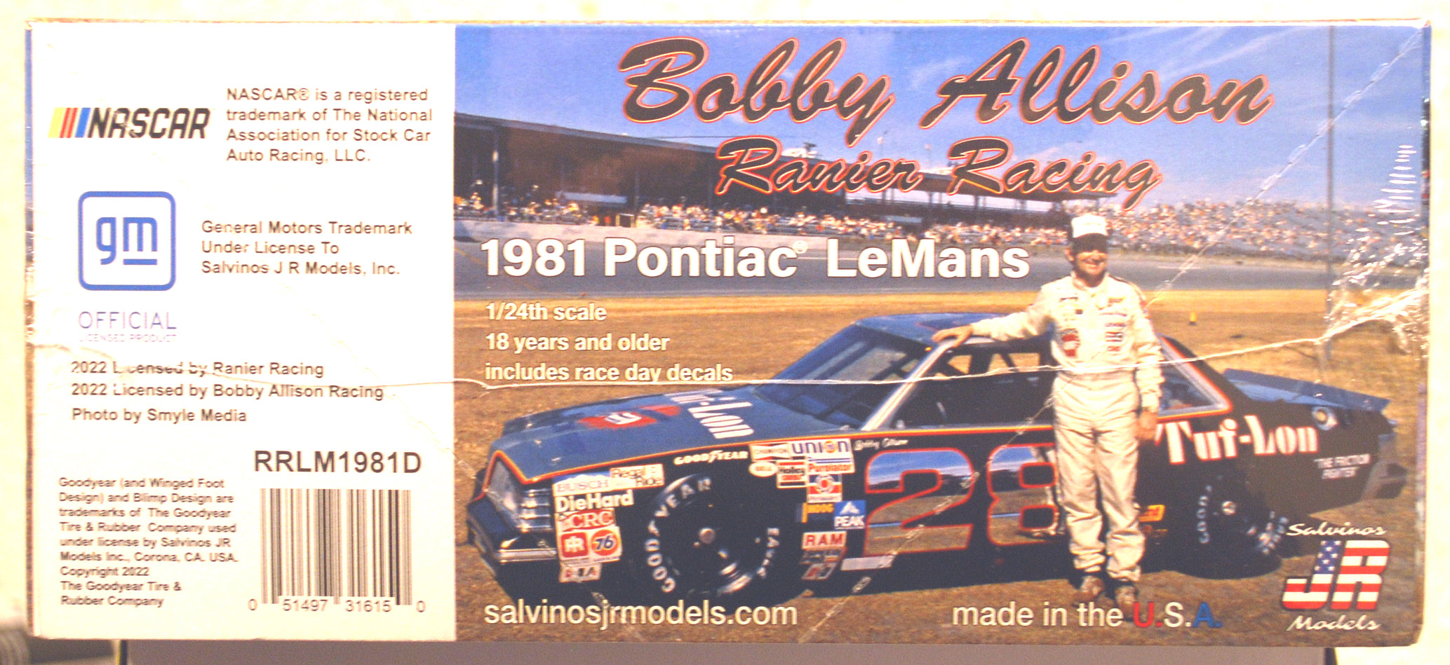 1981 Pontiac Le Mans # 28 Bobby Allison Tuf-Lon 1:25 Salvinos JR 316150