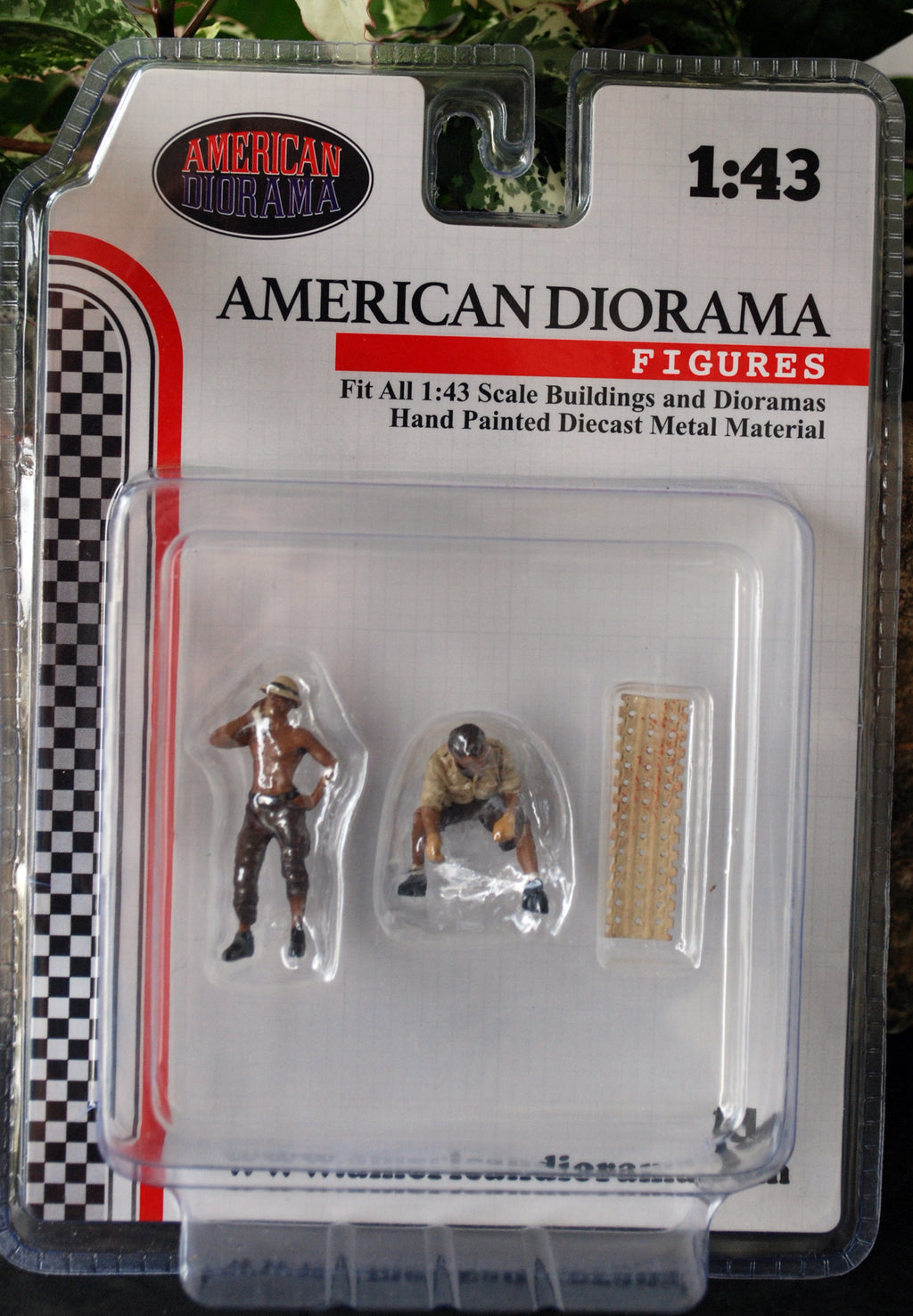43001 American Diorama 4 x 4 Mechanics Set 1 1:43