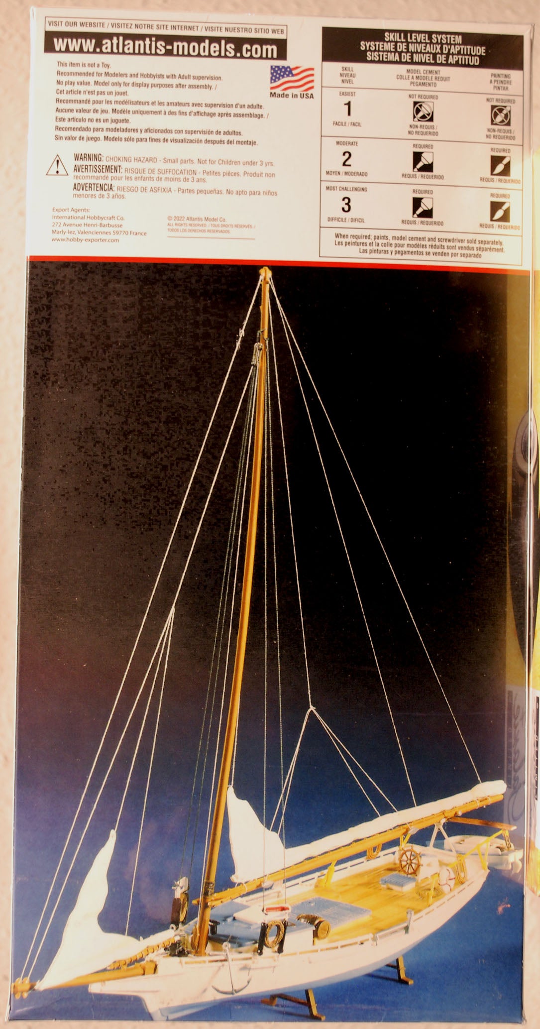 Atlantis 1160 Skipjack Chesapeake Oyster Boat Carrie Price 1:60