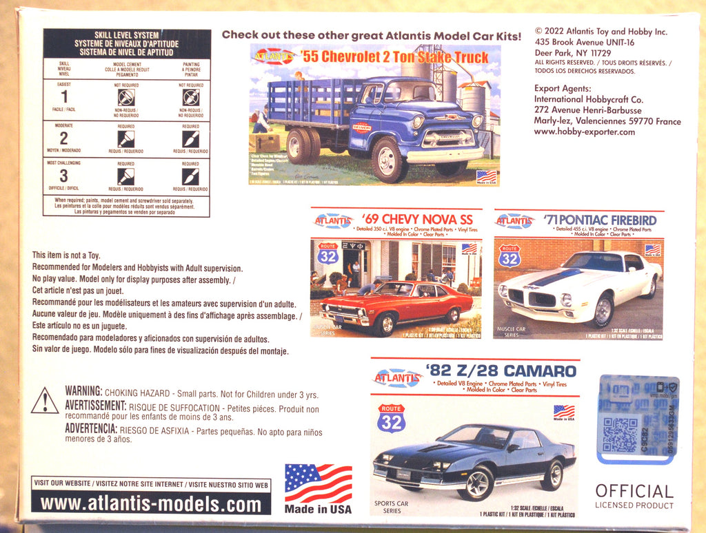 Atlantis 1200 1956 Cadillac Eldorado Biarritz 1:32 wieder neu 2023 Bausatz
