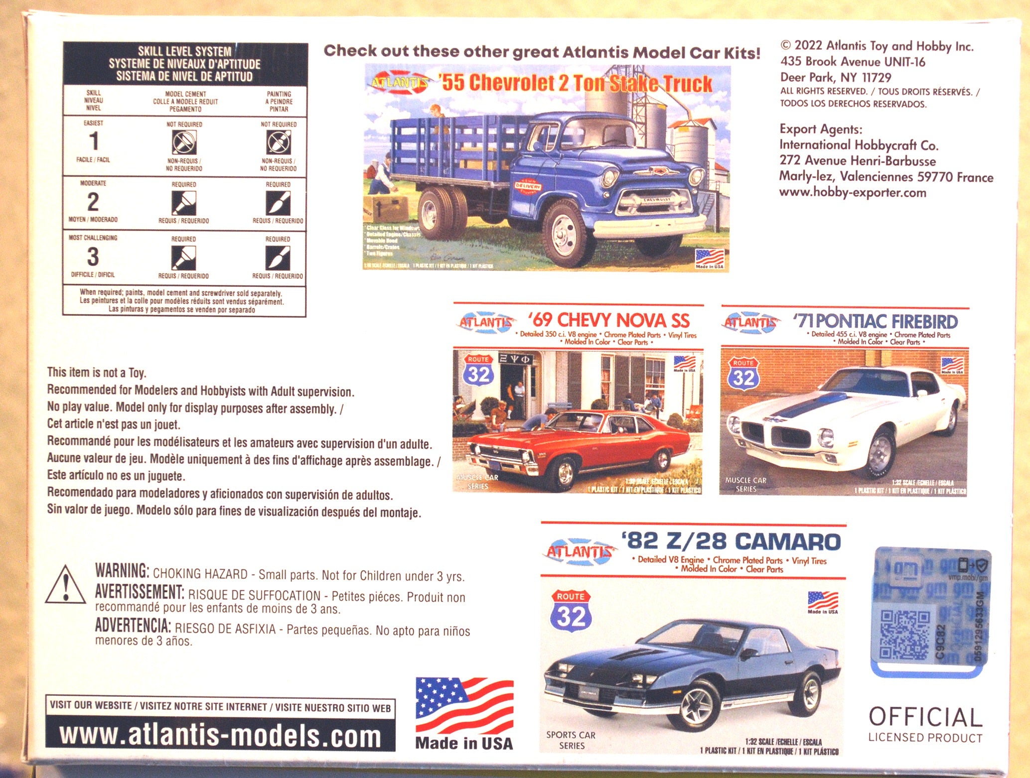Atlantis 1200 1956 Cadillac Eldorado Biarritz 1:32 wieder neu 2023 Bausatz