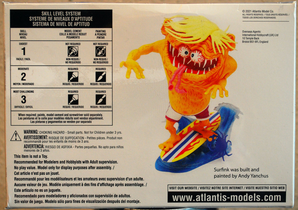 Ed "Big Daddy" Roth´s Dinghead Gremmy Surfink 1:25 Atlantis 1306
