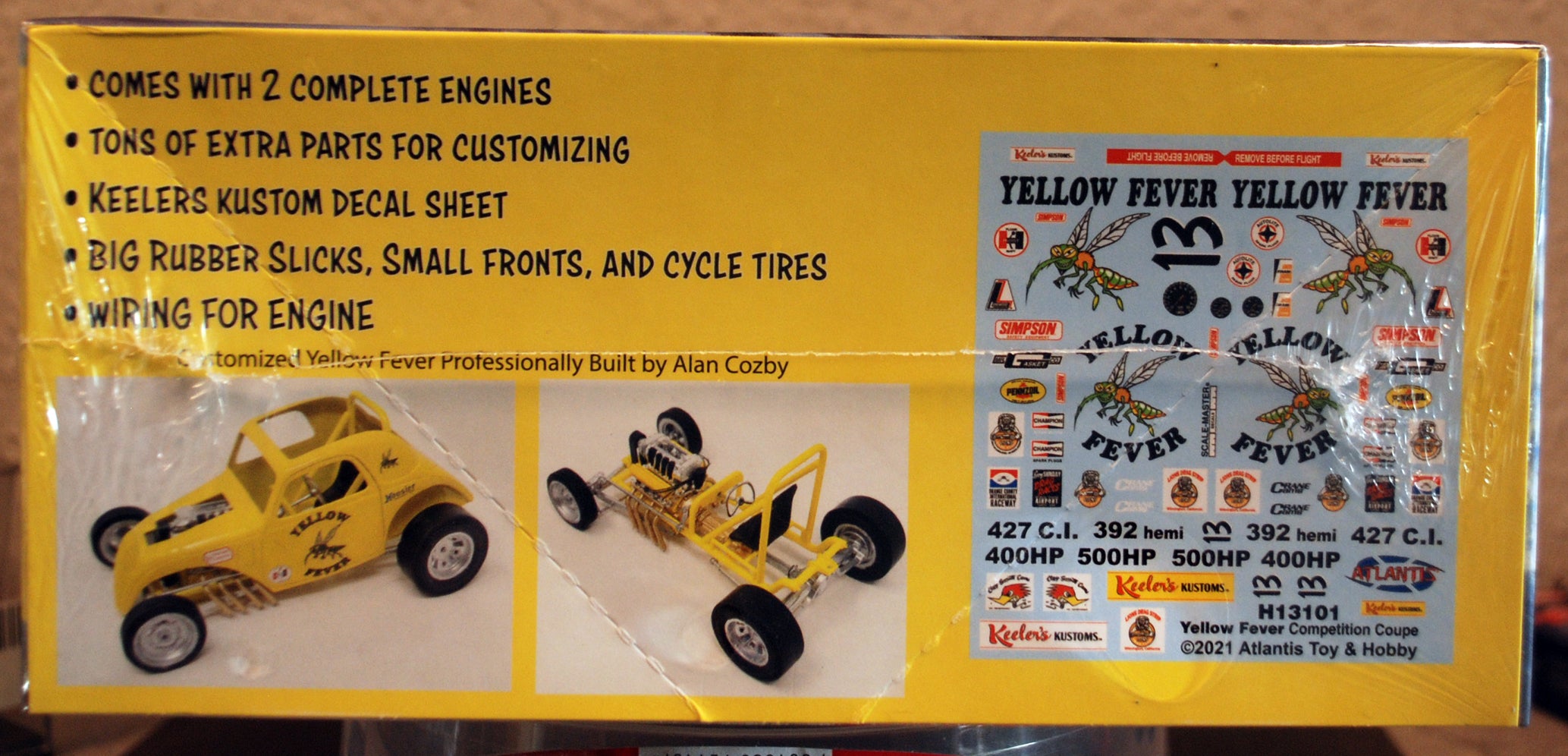 Atlantis 13101 Yellow Fever Competition Coupe Keeler´s Customs 1:25