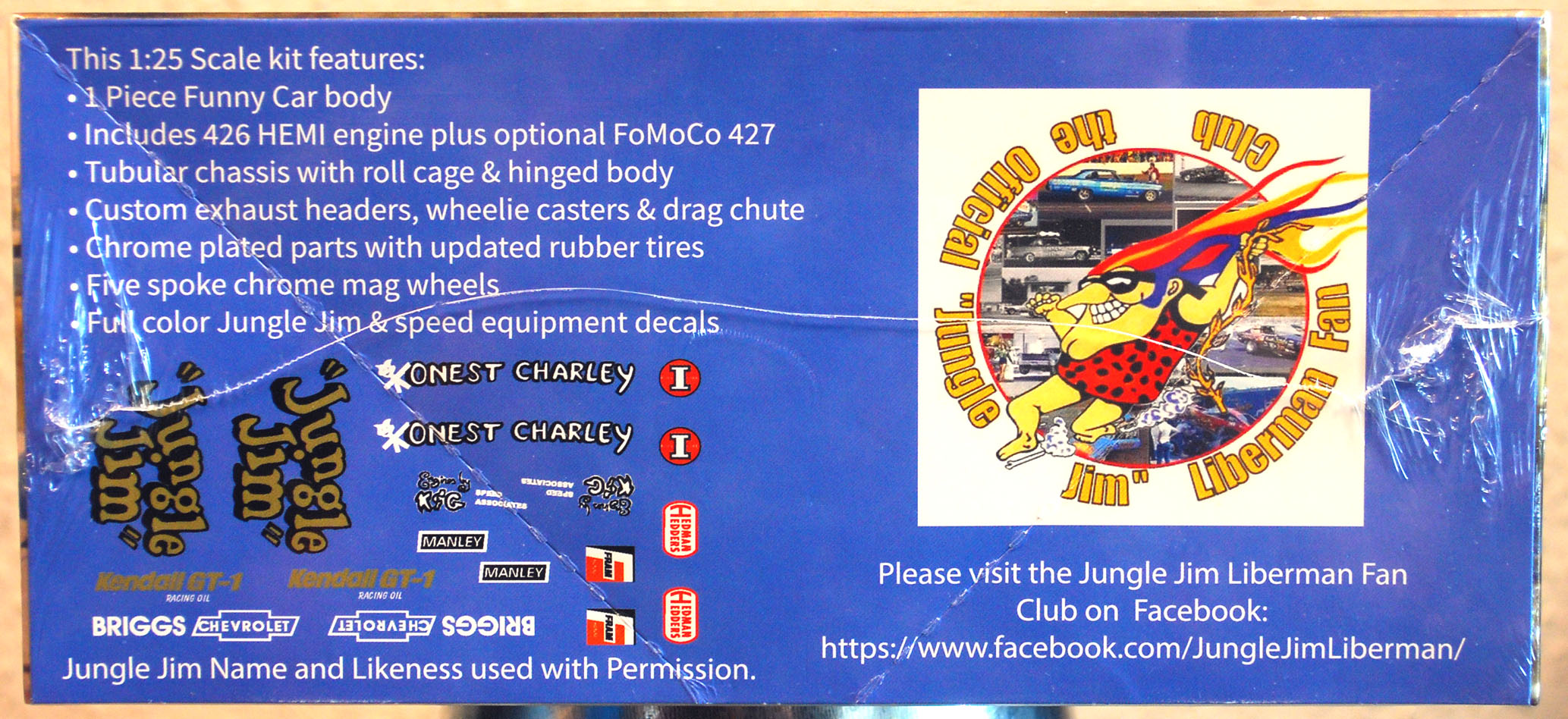 Jungle Jim Camaro Funny Car 1:25 Atlantis 1440