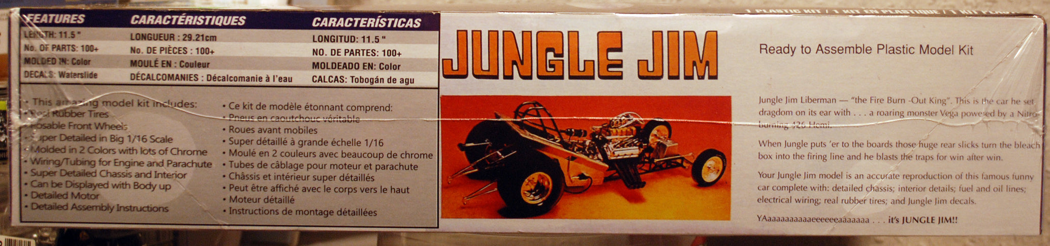 Atlantis 1486 Chevrolet Vega Funny Car Jungle Jim 1:16