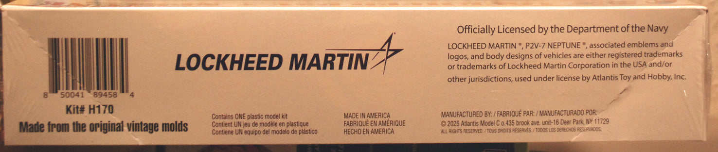 Atlantis 170 Lockheed P2V-7 Neptune 1:104 Bausatz wieder neu 2025