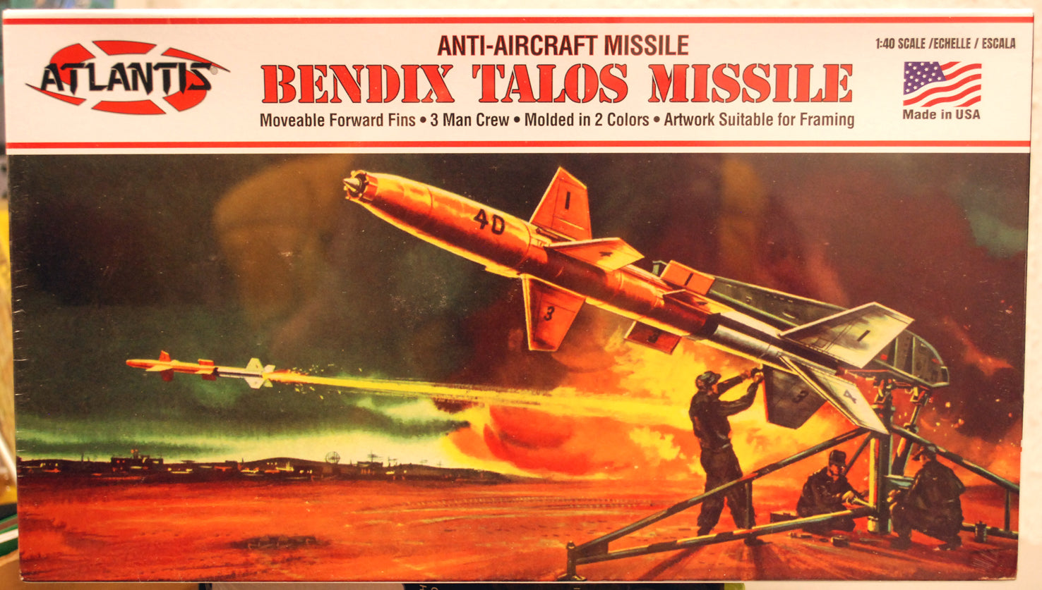 Atlantis 1808 Bendix Talos Missile 1:40 wieder neu 2025