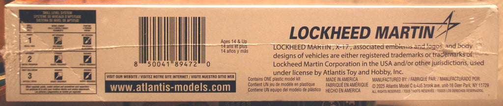 Atlantis 1810 Lockheed X-17 1:40 wieder neu 2025