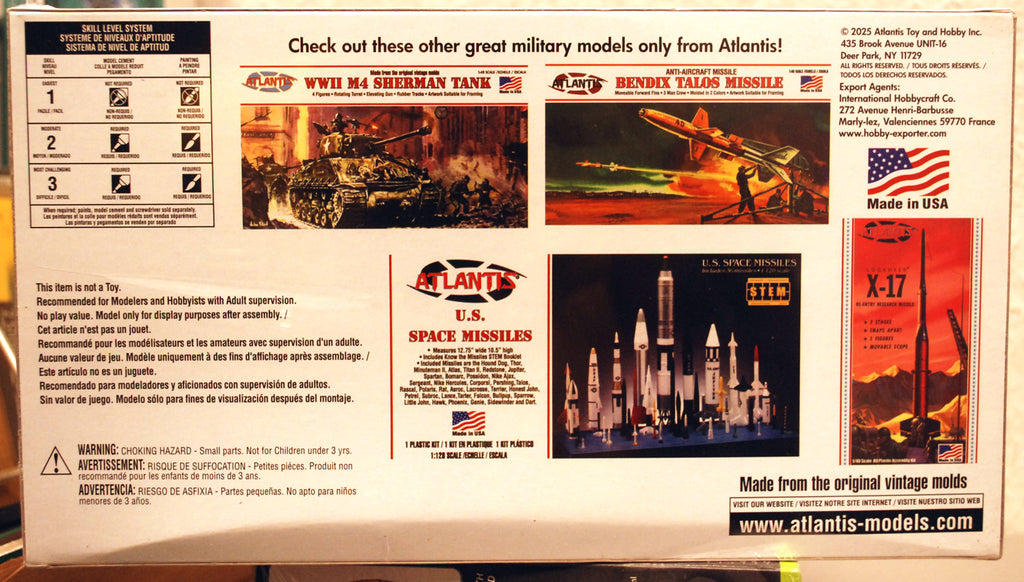 Atlantis 1812 Tactical Missile Set Little John & Dart 1:40 wieder neu 2025
