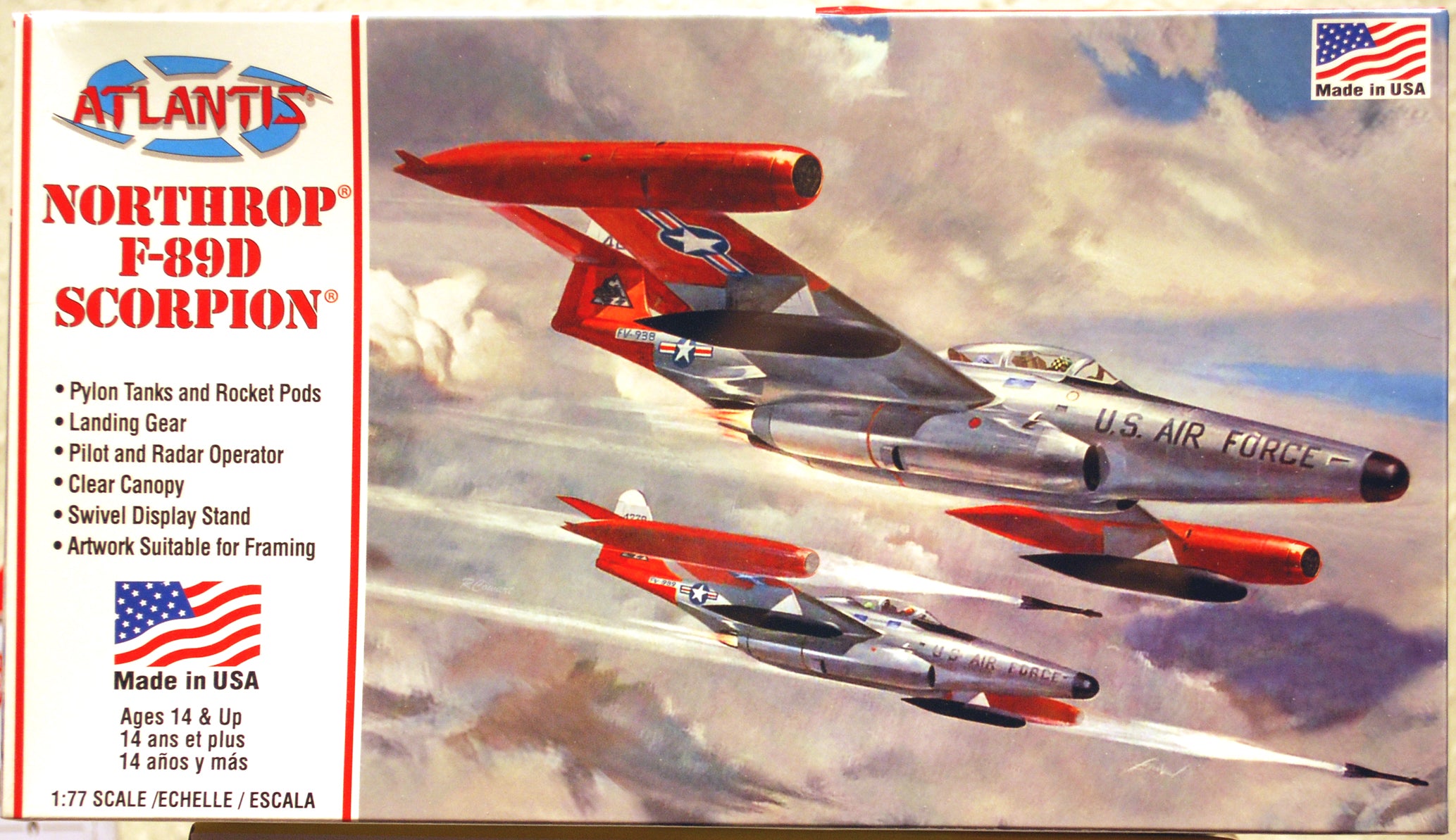 Northrop F-89D Scorpion 1:77 Atlantis 221