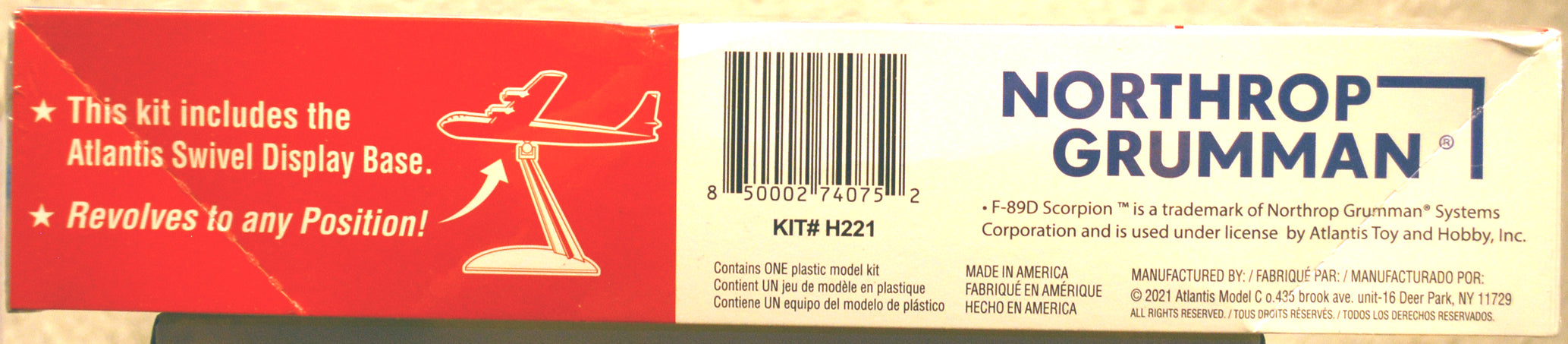 Northrop F-89D Scorpion 1:77 Atlantis 221