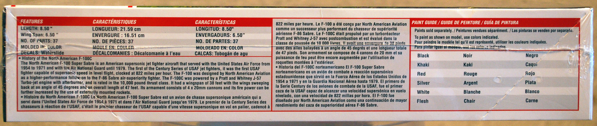 Atlantis 236 F-100 C Super Sabre 1:70