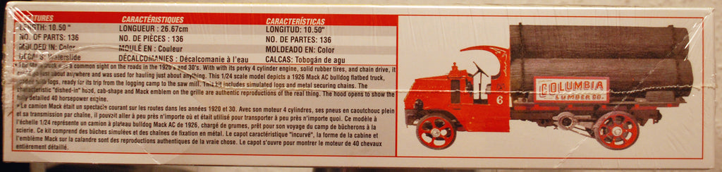 1926 Mack AC Bulldog Log Hauler 1:24 Atlantis 2401