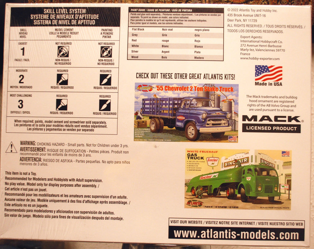 1926 Mack AC Bulldog Log Hauler 1:24 Atlantis 2401