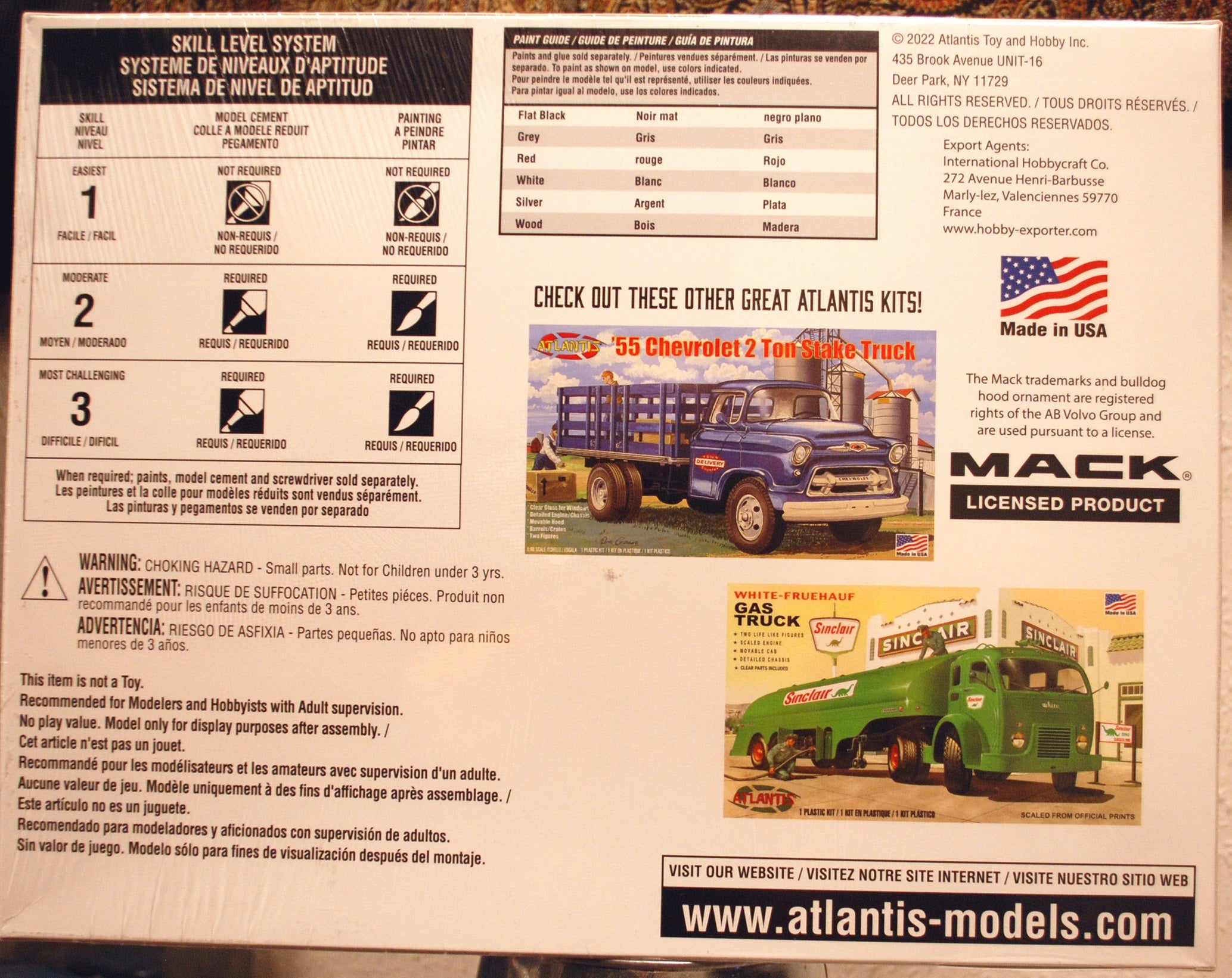 1926 Mack AC Bulldog Log Hauler 1:24 Atlantis 2401