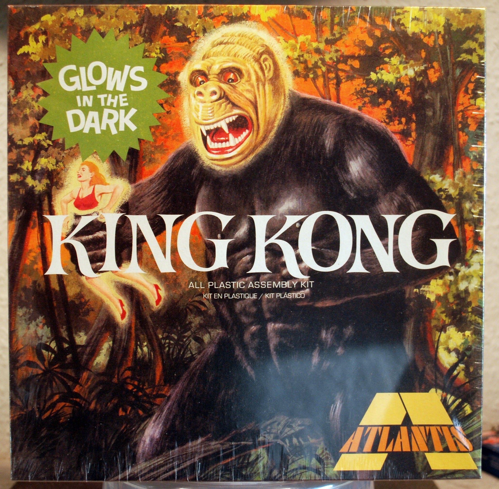 Atlantis 465 King Kong Glow Parts Snap Kit 1:25