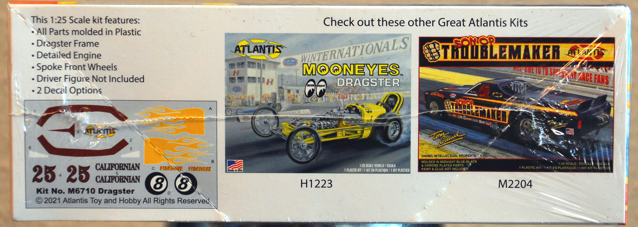 Fireball Slingshot Dragster 1:25 Atlantis 6710
