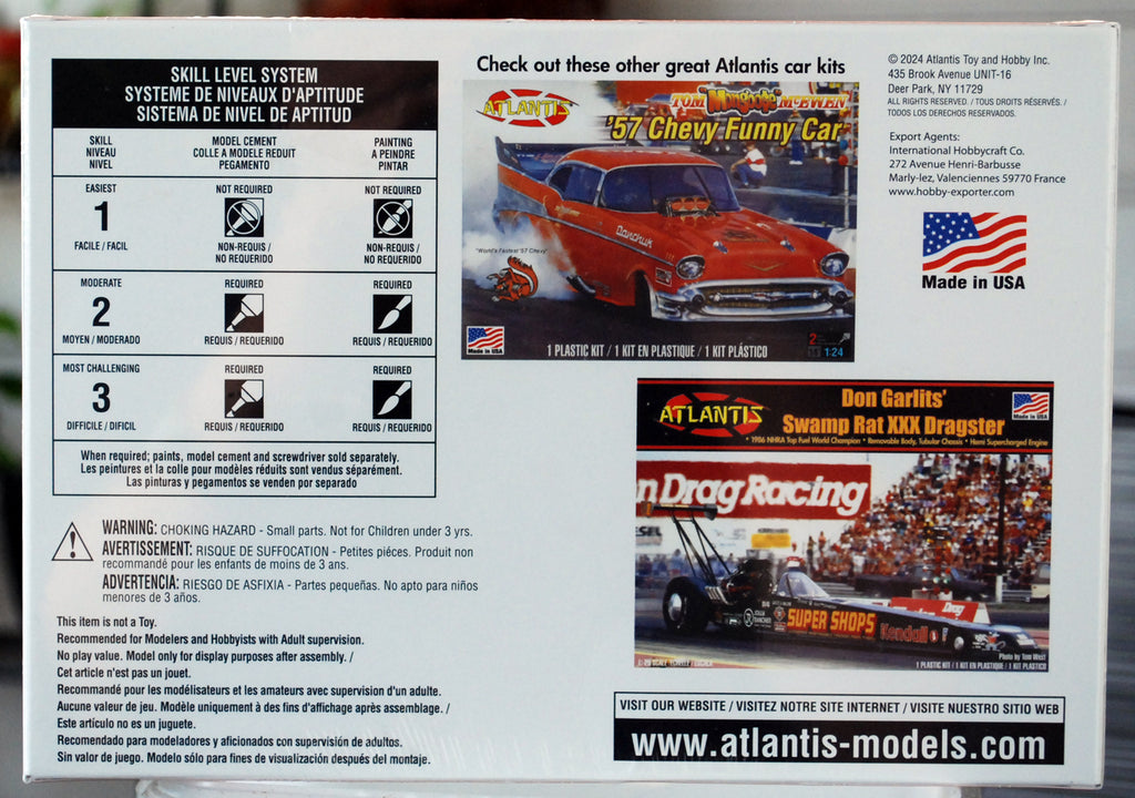 Atlantis 7529 Tom "Moongoose" McEwen´s Rear Engine Dragster 1:24 Wieder 2024