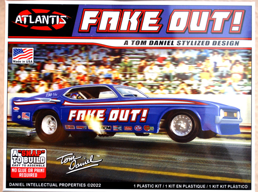Atlantis 8275 Tom Daniels Fake Out Funny Car 1:32 neu 2022 Snap Bausatz