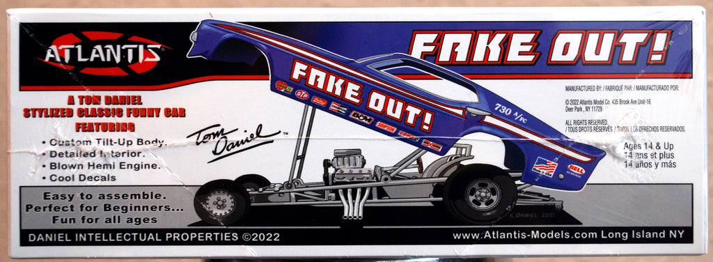 Atlantis 8275 Tom Daniels Fake Out Funny Car 1:32 neu 2022 Snap Bausatz