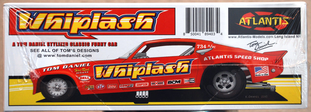Atlantis 8276 Tom Daniels Whiplash Funny Car 1:32 neu 2022 Snap Bausatz