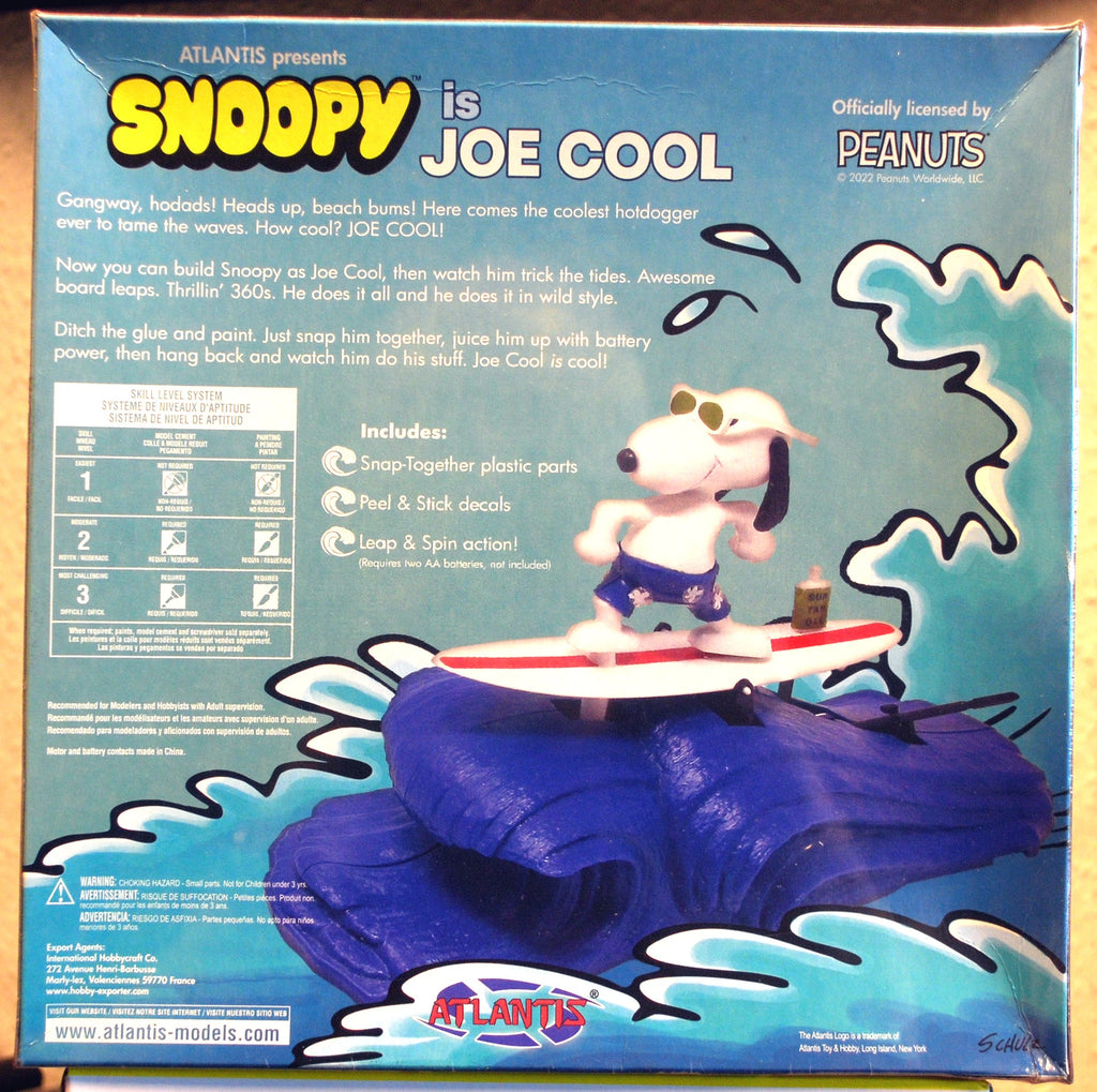 Peanuts Snoopy is Joe Cool Atlantis 7502