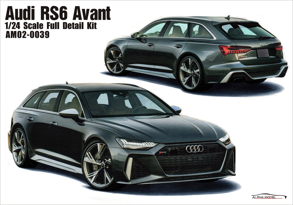 2019 Audi RS 6 Avant 1:24 Alpha Model 02-0039 neu 2021
