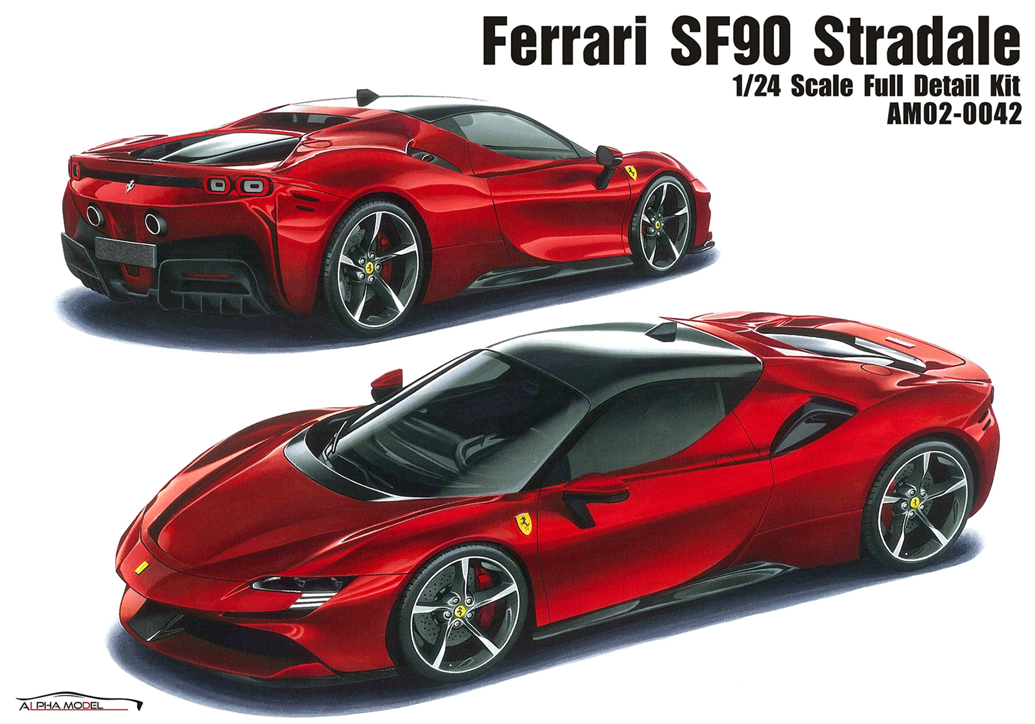 2020 Ferrari SF90 Stradale 1:24 Alpha Model 02-0042 neu 2022