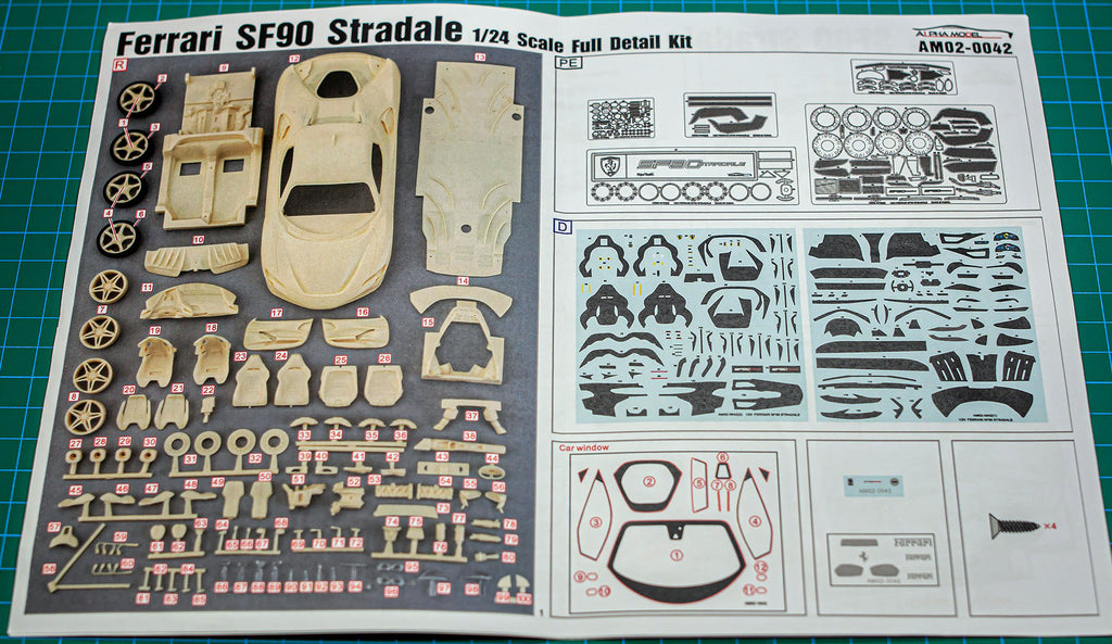 2020 Ferrari SF90 Stradale 1:24 Alpha Model 02-0042 neu 2022