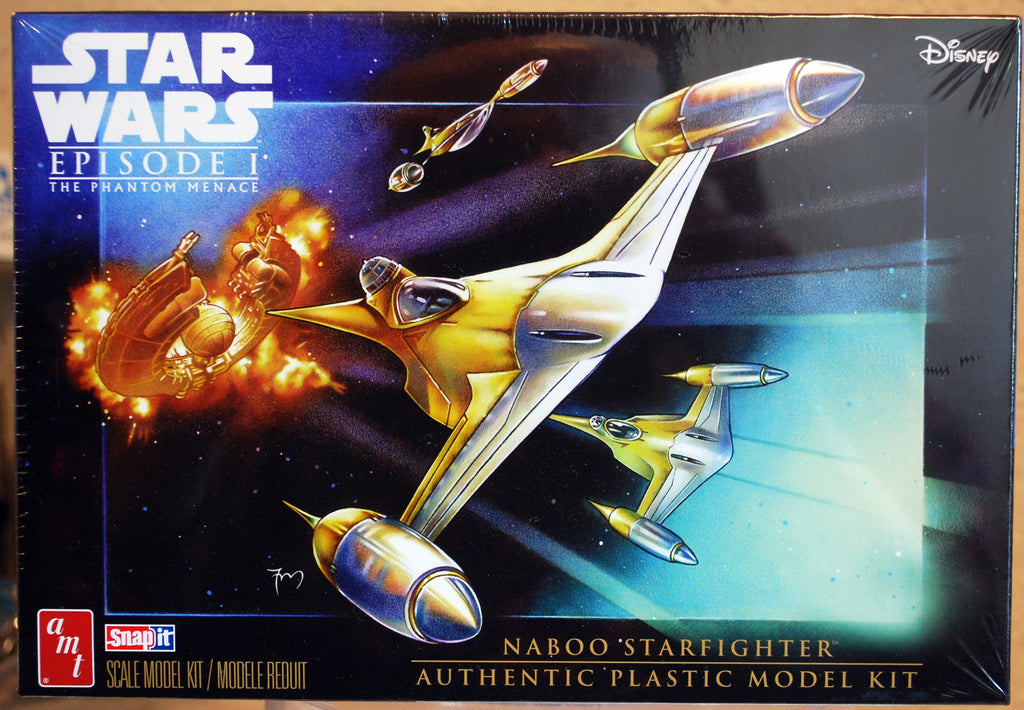 AMT 1376 Star Wars Naboo Starfighter Episode 1 The Phantom Menace