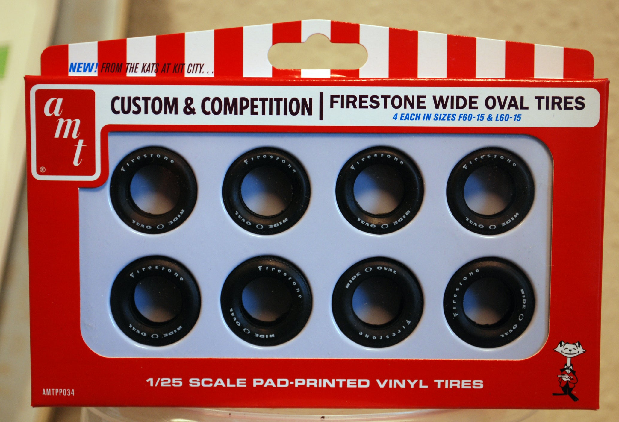 AMT PP034 Firestone Wide Oval Tires Reifen 1:25