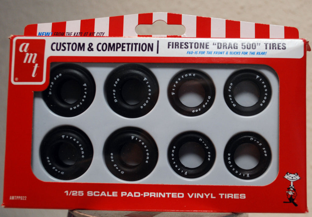 AMT PP022 Firestone Drag 500 Tires Reifen 1:25