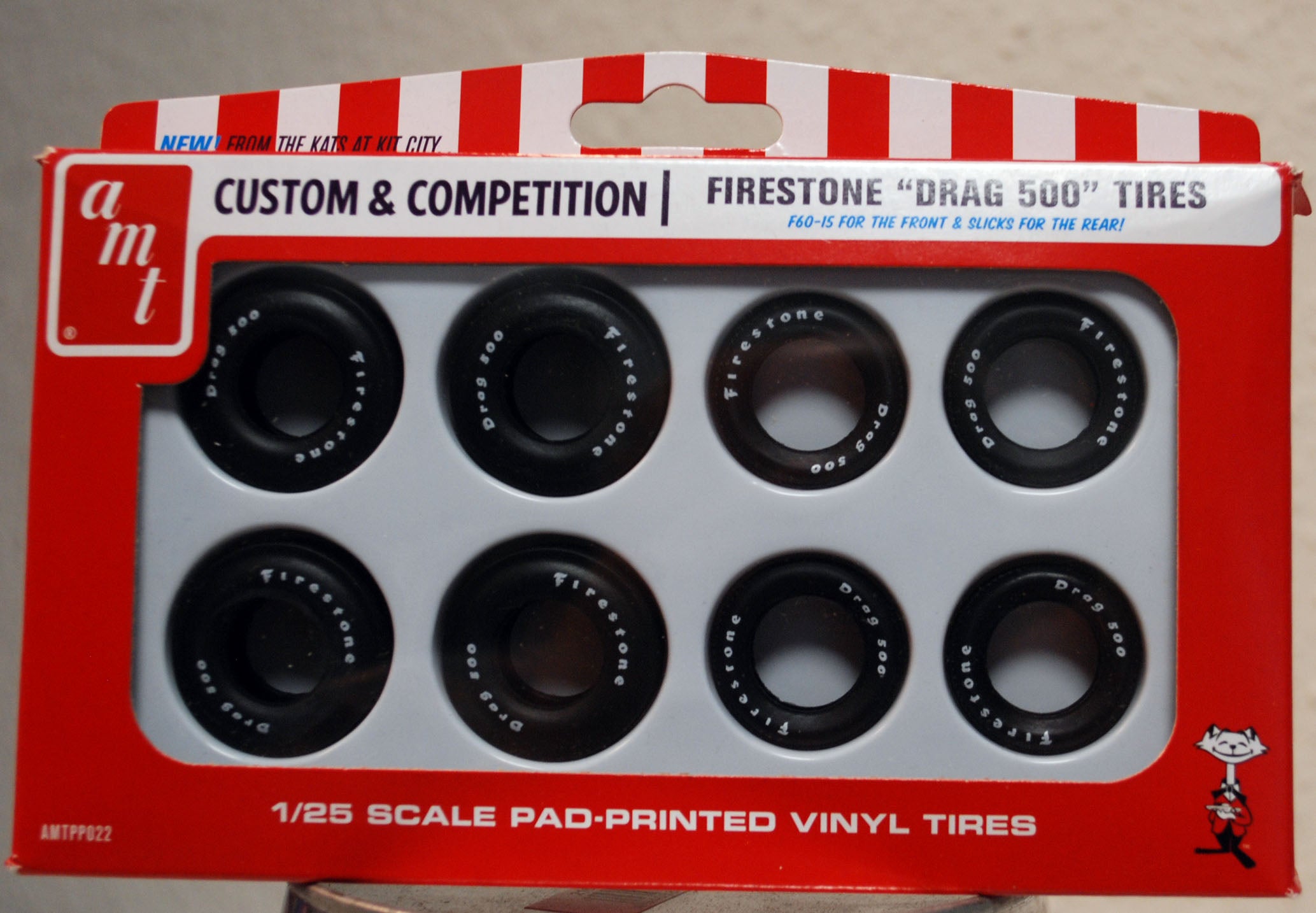 AMT PP022 Firestone Drag 500 Tires Reifen 1:25