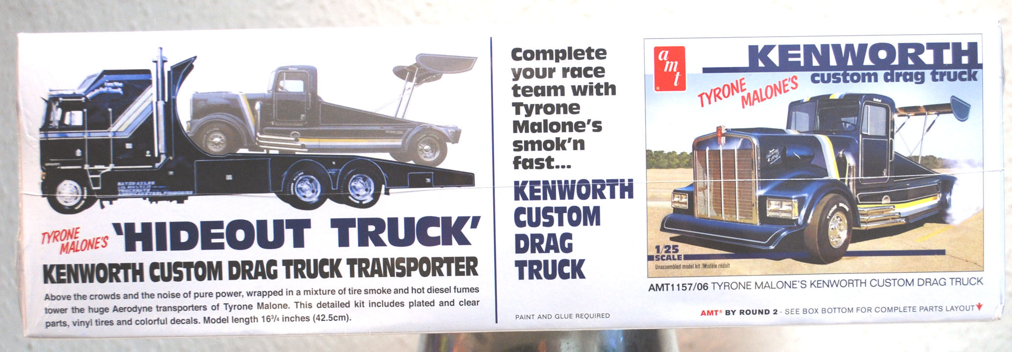 1974 Hideout Truck Kenworth Aerodyne Tyrone Malone 1:25 AMT 1158