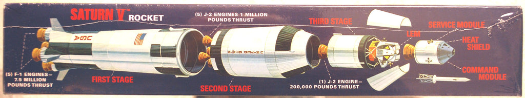 AMT 1174 Saturn V Rocket & Apollo Spacecraft 1:200
