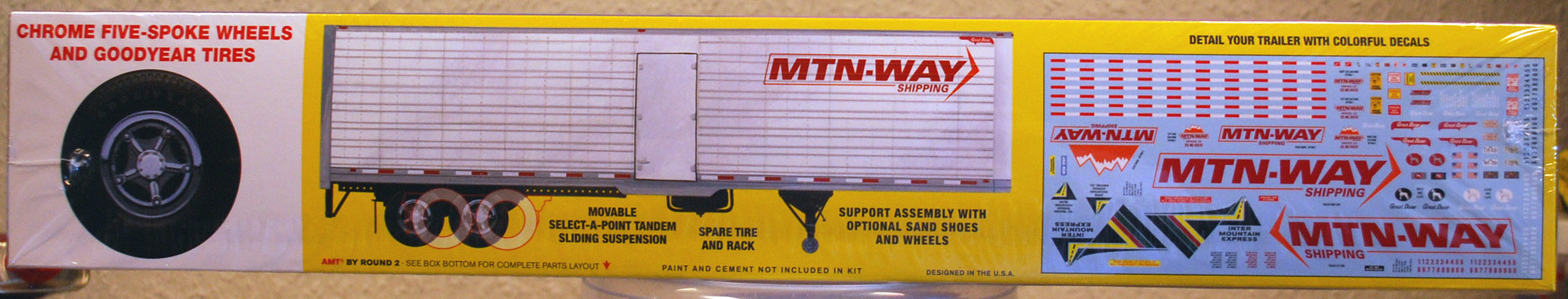 Great Dane 40' Dry Goods Trailer 1:25 AMT 1185 wieder neu 2022