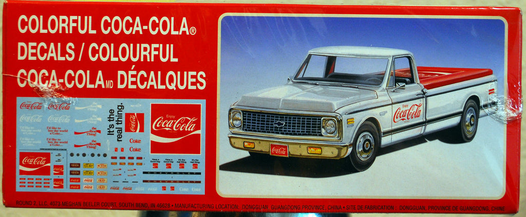 1972 Chevrolet Fleetside Pickup Coca-Cola 1:25 AMT 1231