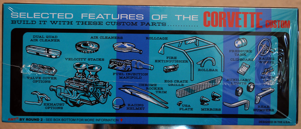 1968 Chevrolet Corvette Custom 1:25 AMT 1236
