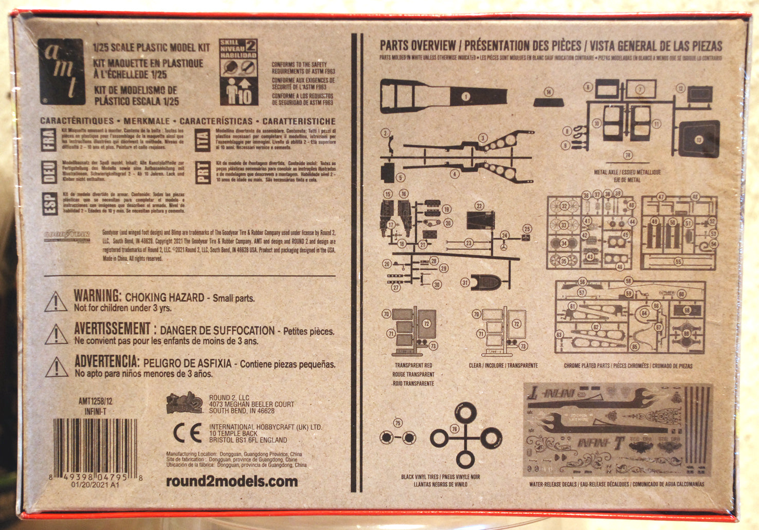 AMT 1258 Infini - T Show Dragster 1:25 Sonderpreis