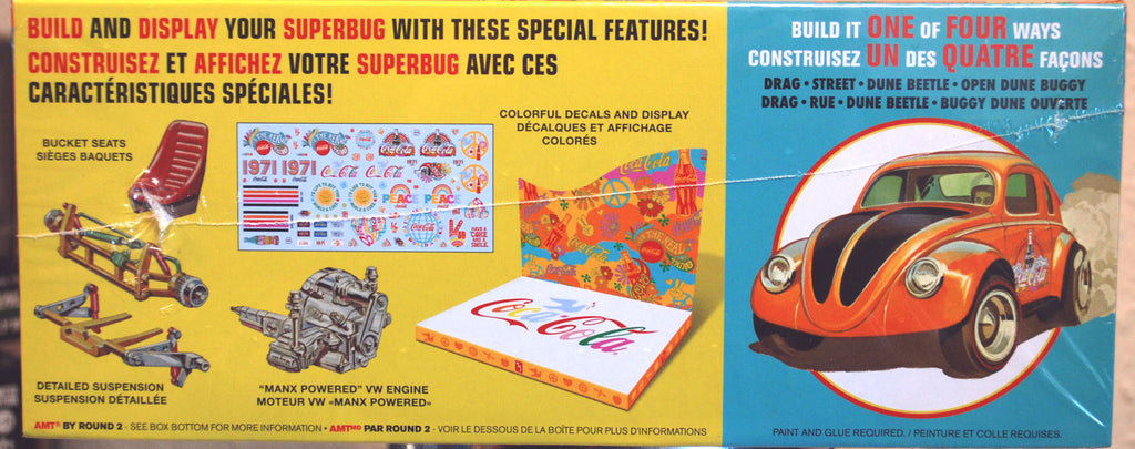 VW Käfer- VW Beetle Superbug Gasser 4´n1 1:25 AMT 1284