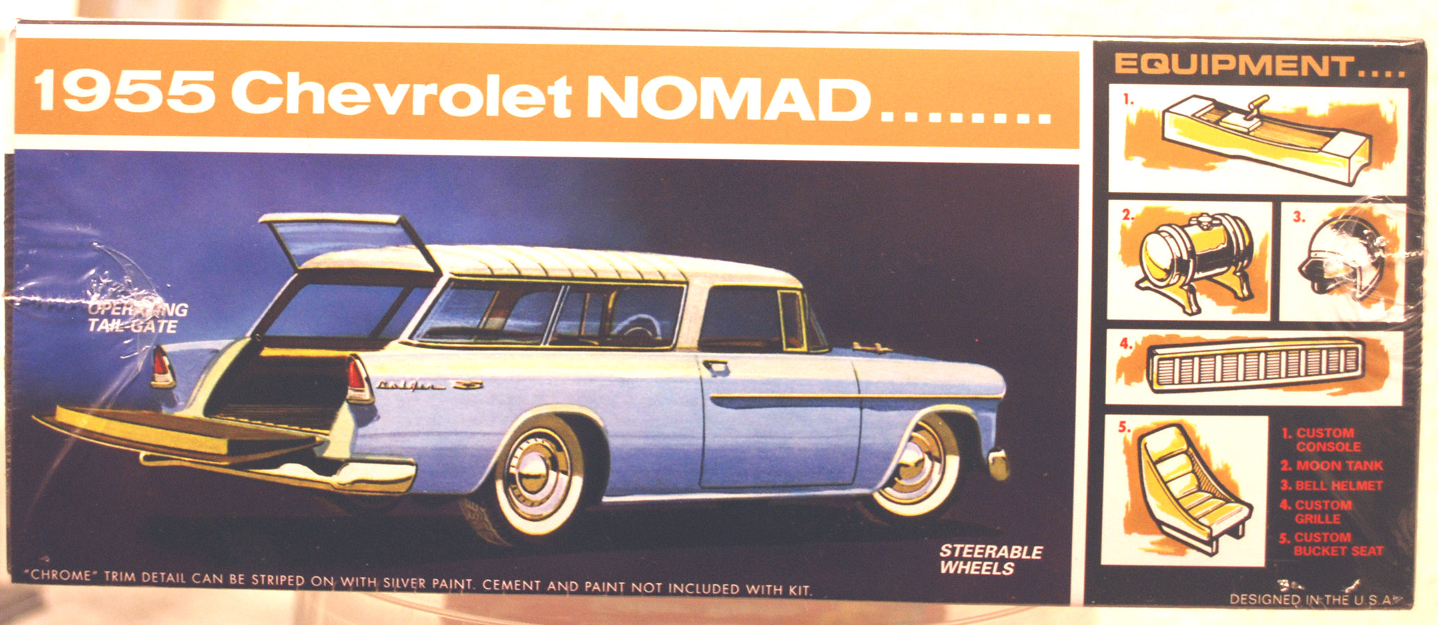 AMT 1297 1955 Chevrolet Nomad Station Wagon 3´n1 1:25