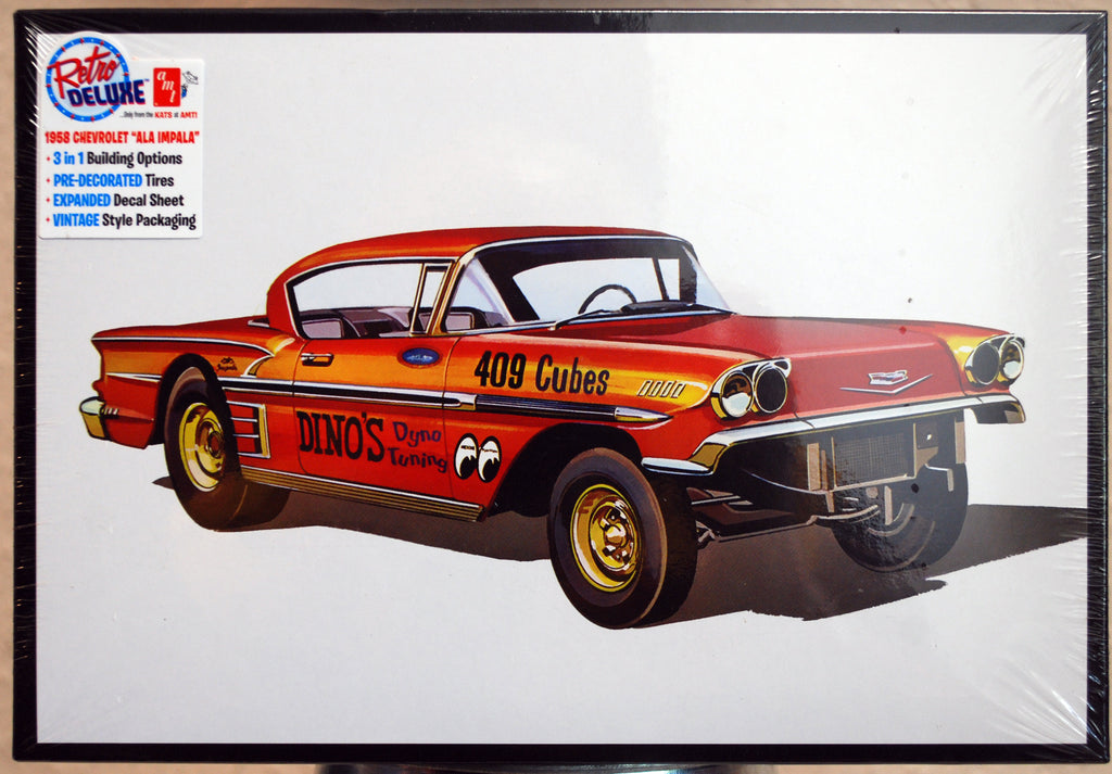 1958 Chevrolet Impala Hardtop 3´n1 1:25 AMT 1301