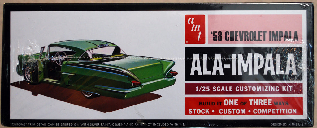 1958 Chevrolet Impala Hardtop 3´n1 1:25 AMT 1301