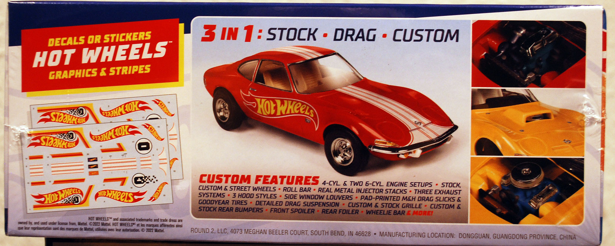 AMT 1303 1968 Opel GT 3´n1 Buick Little Corvette 1:25