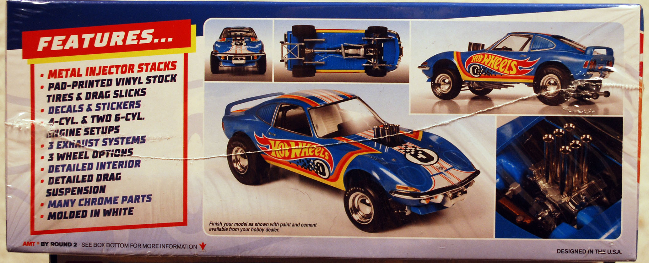 AMT 1303 1968 Opel GT 3´n1 Buick Little Corvette 1:25