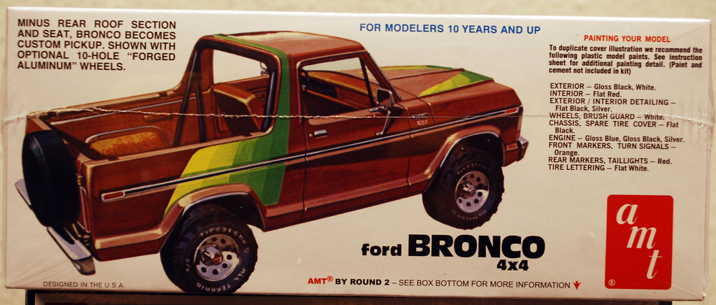AMT 1304 1978 Ford Bronco 4x4 Wild Hoss 1:25  neu 2023 Bausatz